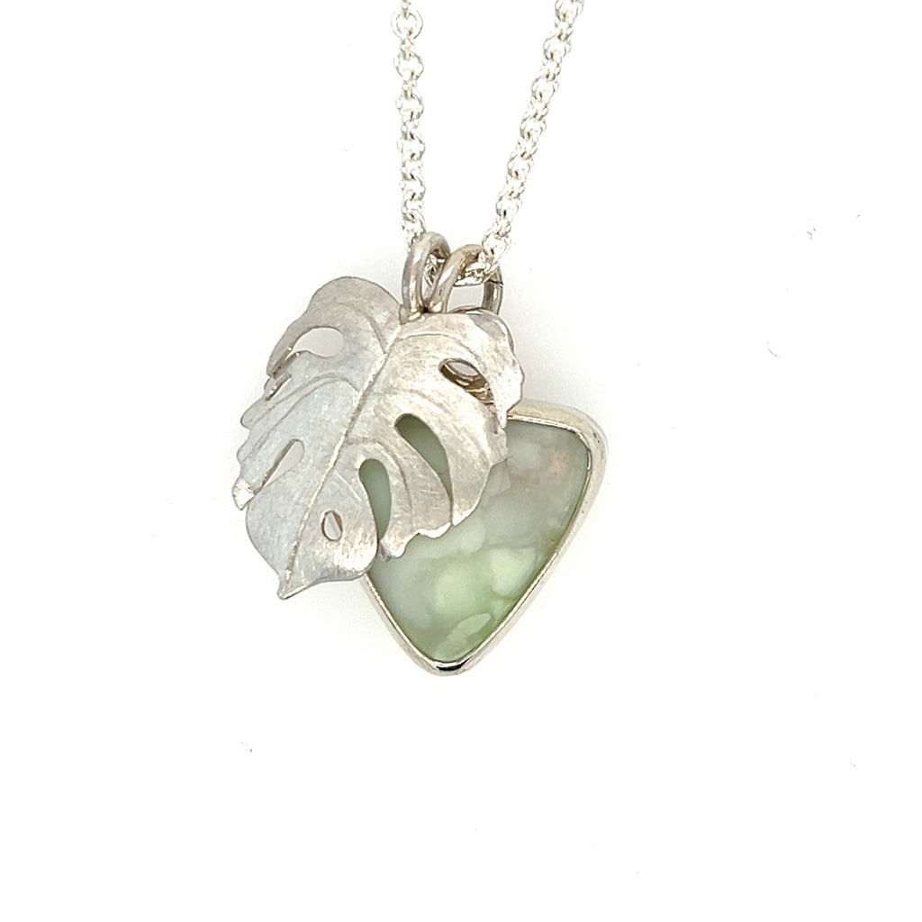 Monstera Leaf Necklace