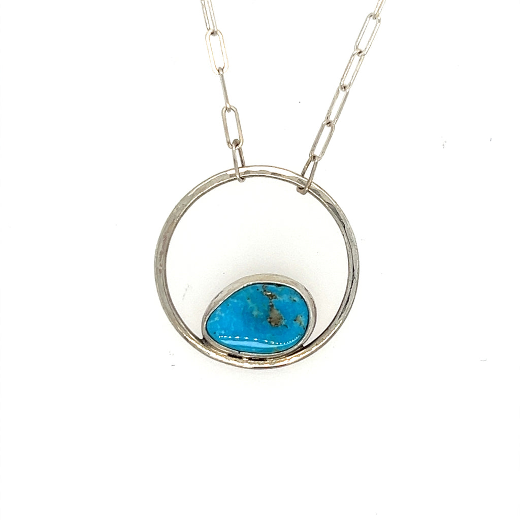 Circle Turquoise Necklace