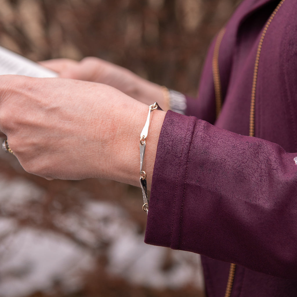 2 Tone Sticks Bracelet