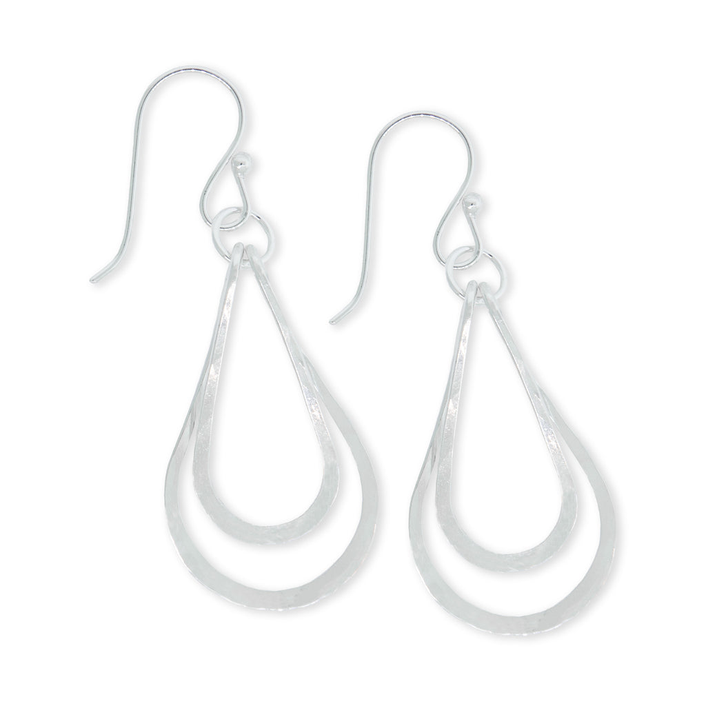 Small Double Teardrop Earring