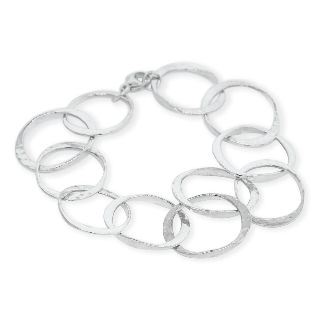 Hammered Circles Bracelet