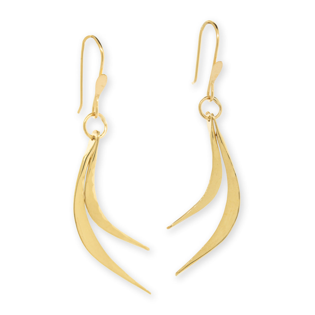 Double Curve Dangle Earrings