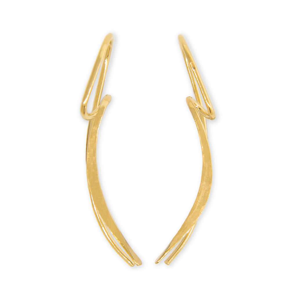 Small Singular Loop Threader Earring