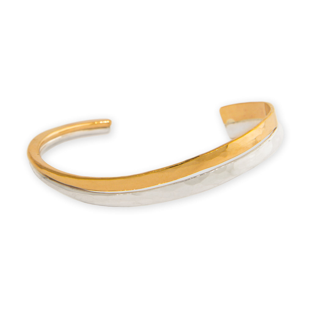 2 Tone Ascension Cuff Bracelet