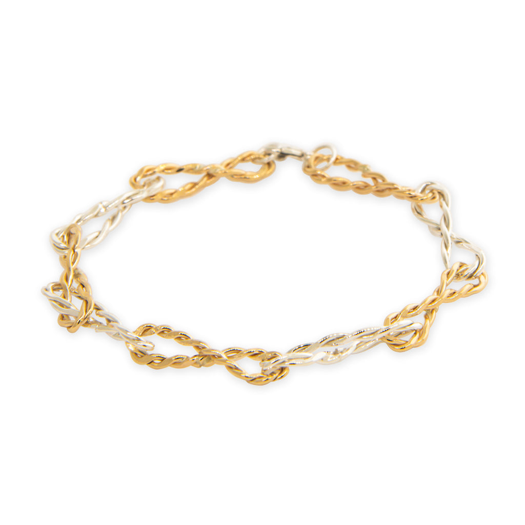 Infinite Link Bracelet - 2 Tone