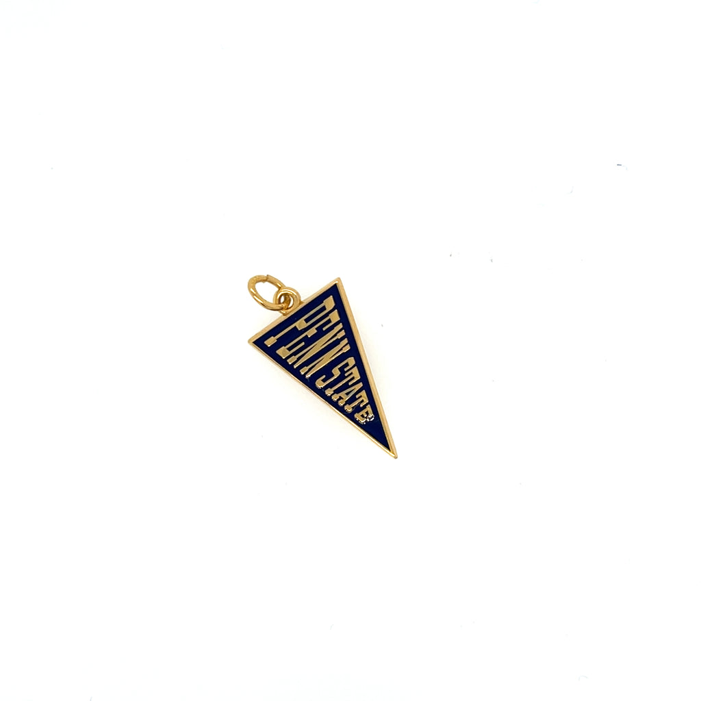 Penn State Pennant Charm-Gold Plate