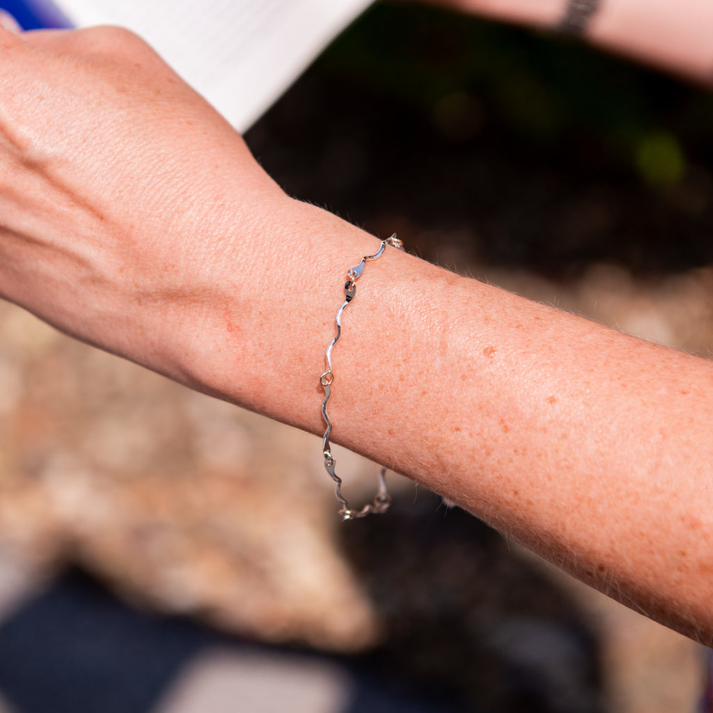 Swirl Link Bracelet