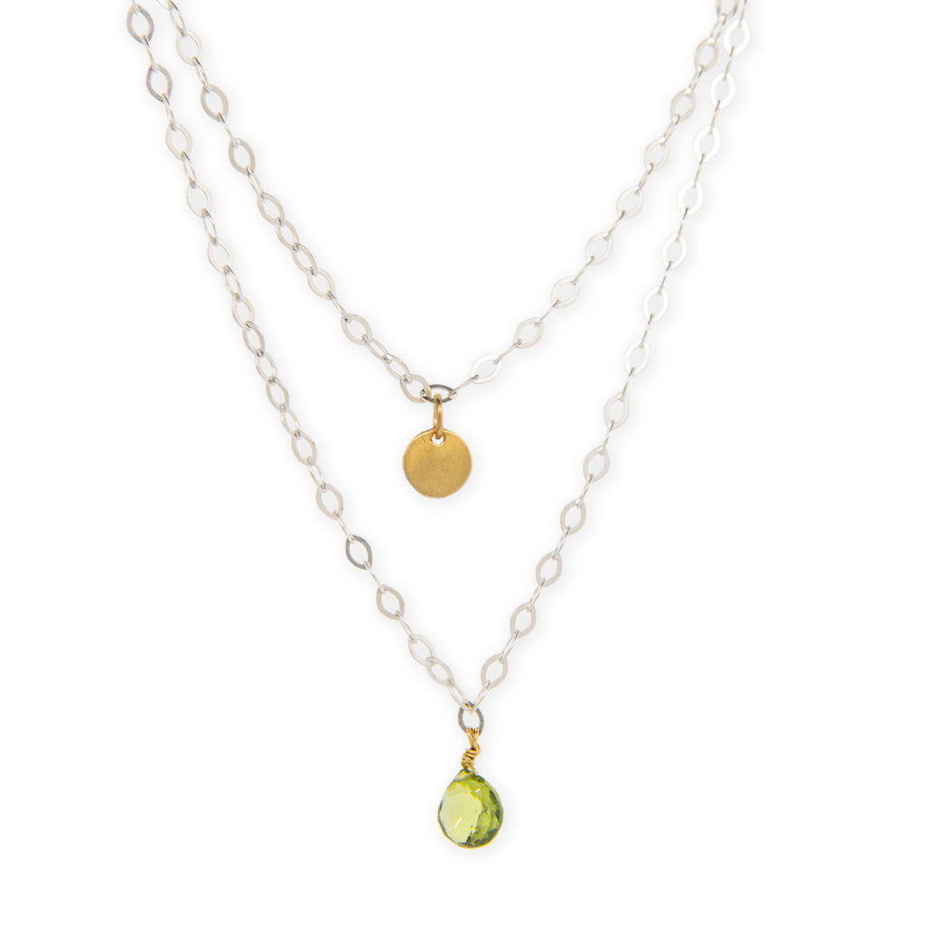 Peridot Layered Necklace