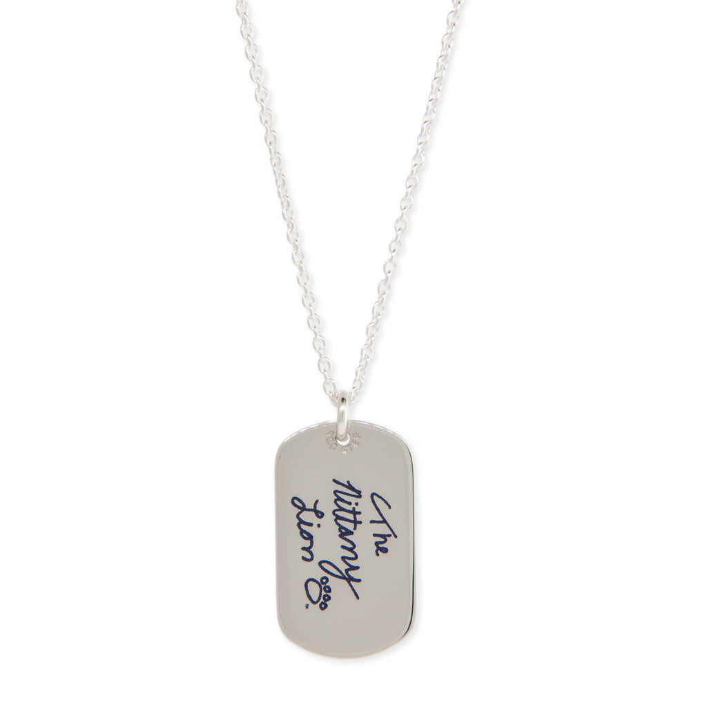 Nittany Lion Mascot Necklace with Signature