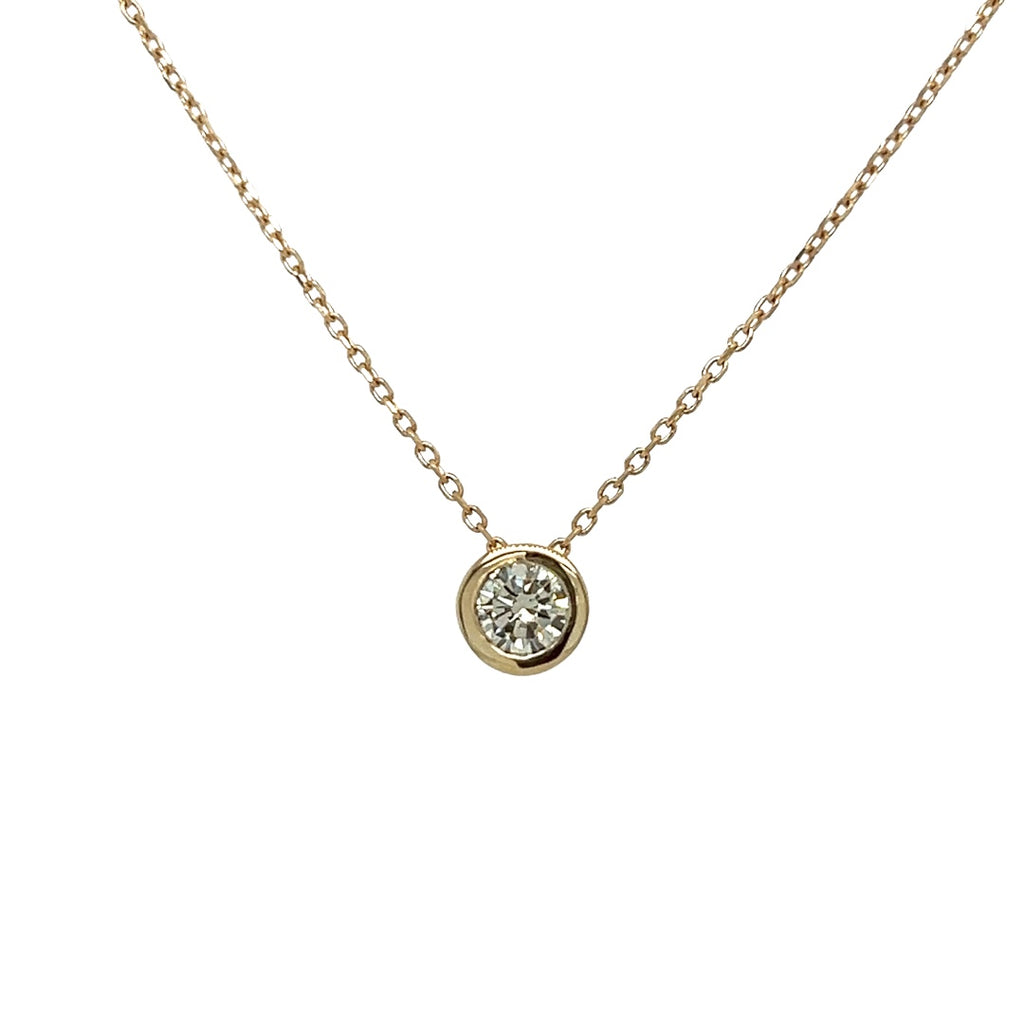 Diamond Solitaire Necklace