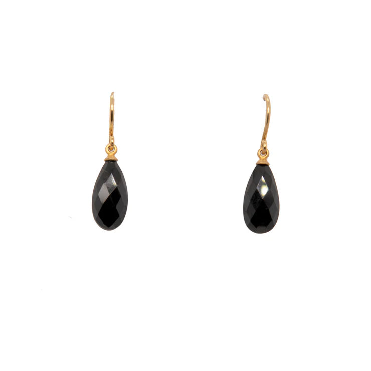 Joyful Signature Black Spinel Earrings