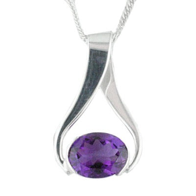 Amethyst Gondola Necklace