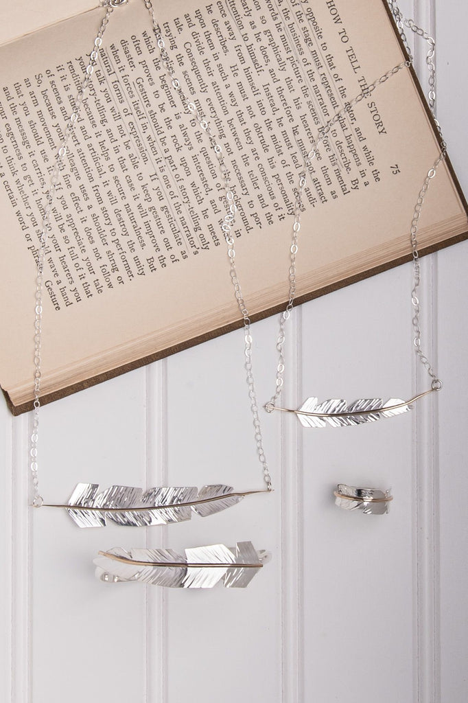 Large Feather Necklace