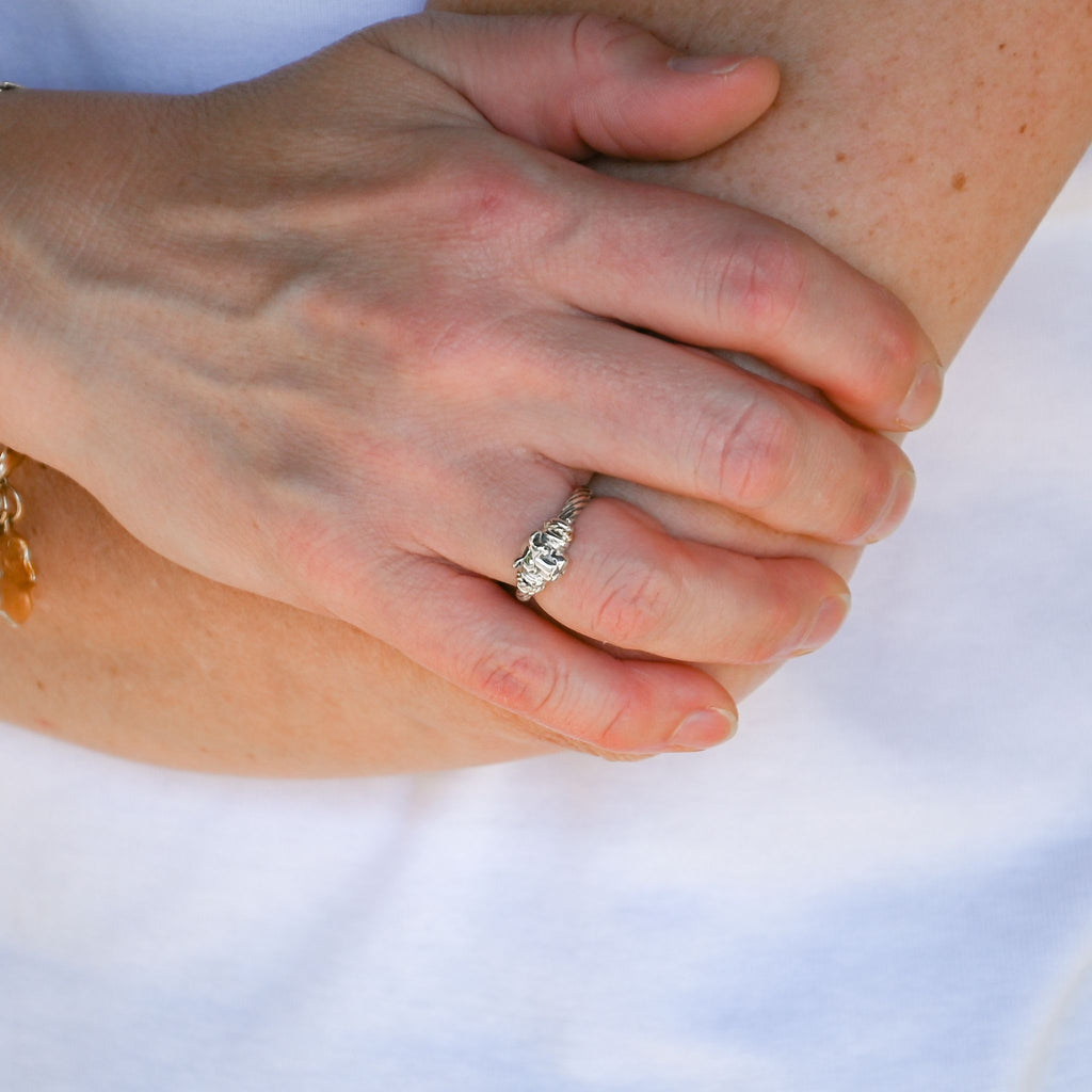 “Bold with Gold” Lion Head Ring-Small