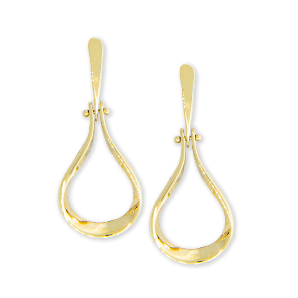 14kt Doorknocker Earrings