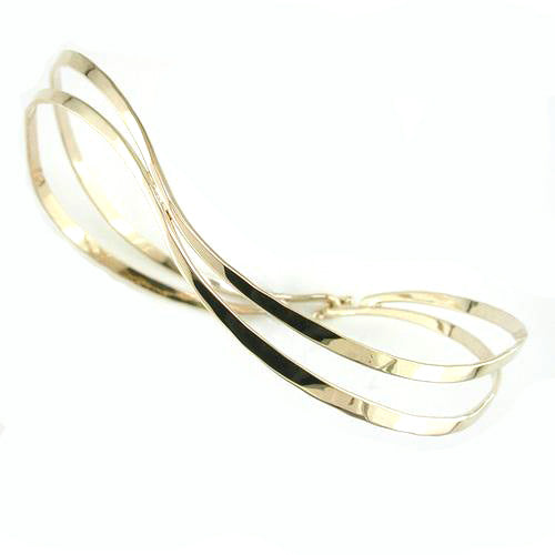 14kt Double Wave Bracelet