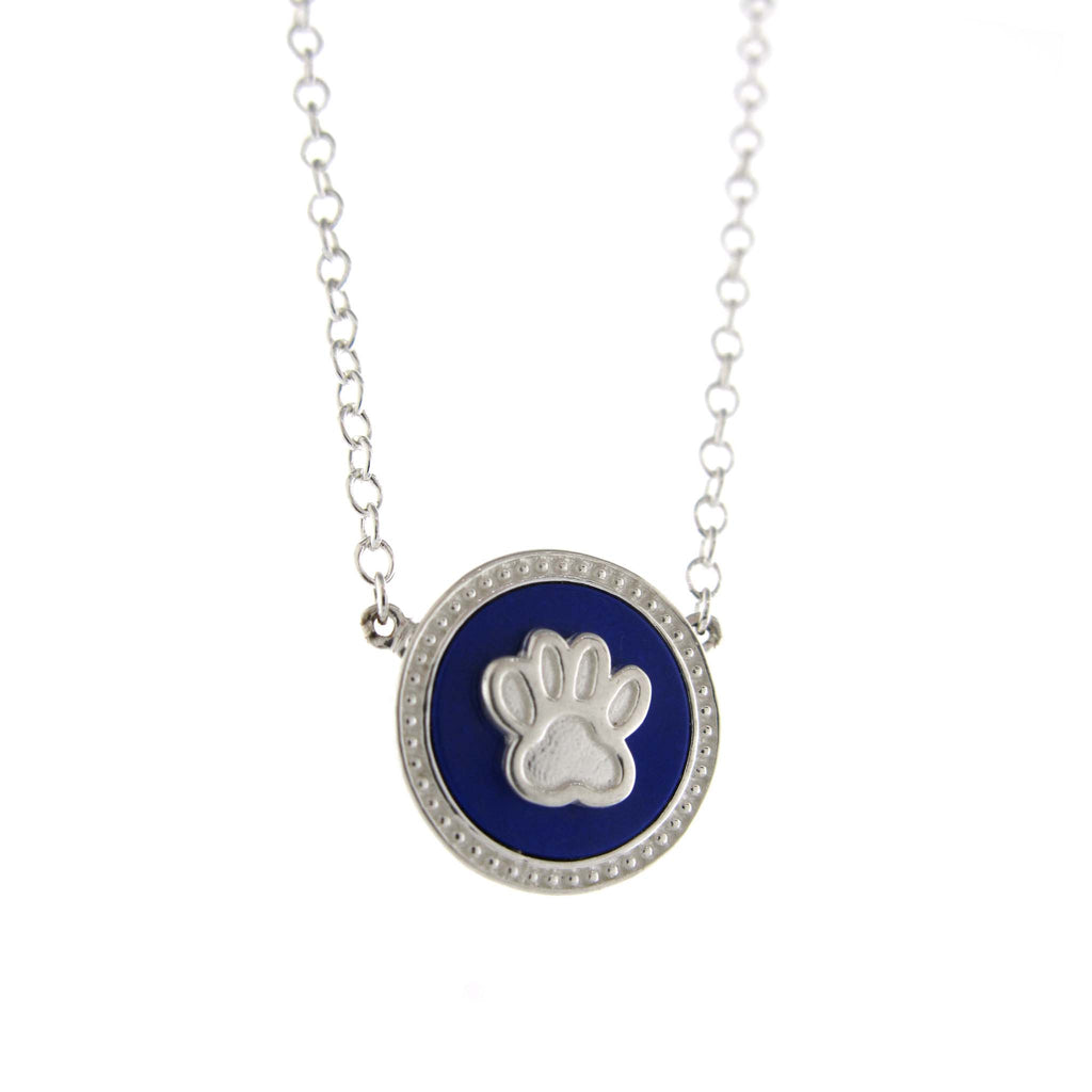 Paw Print “Dream” Necklace-Lapis