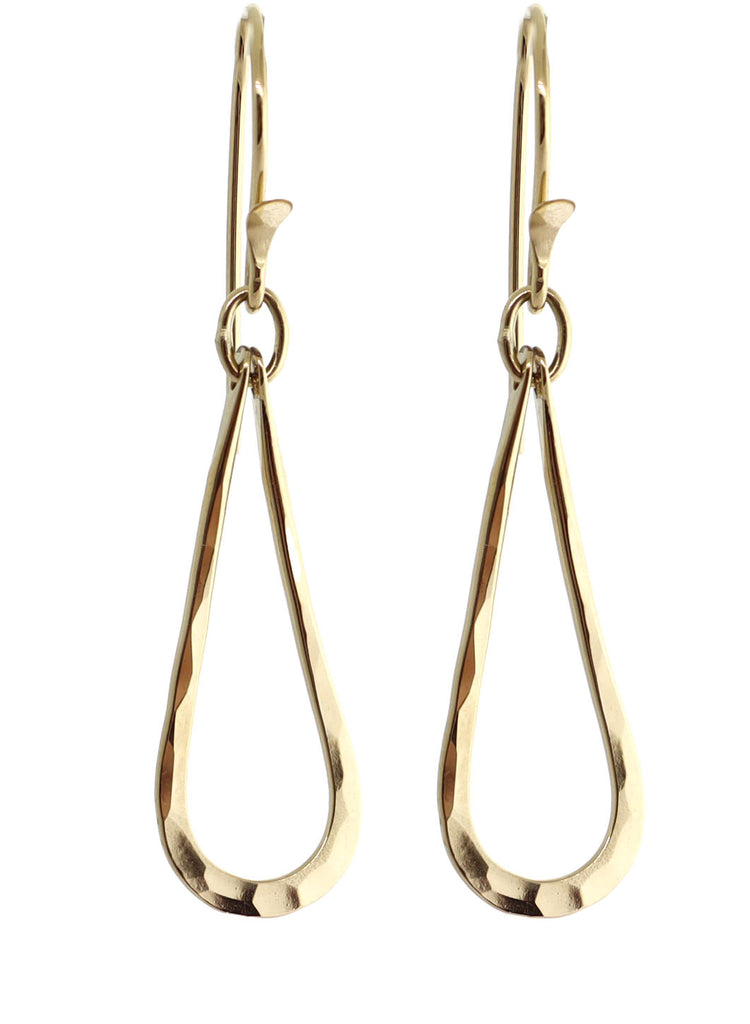 Elongated Droplet Earrings