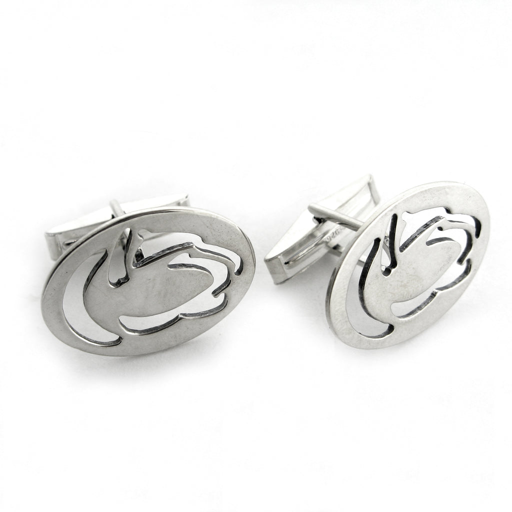 Penn State Lion Logo Cufflinks