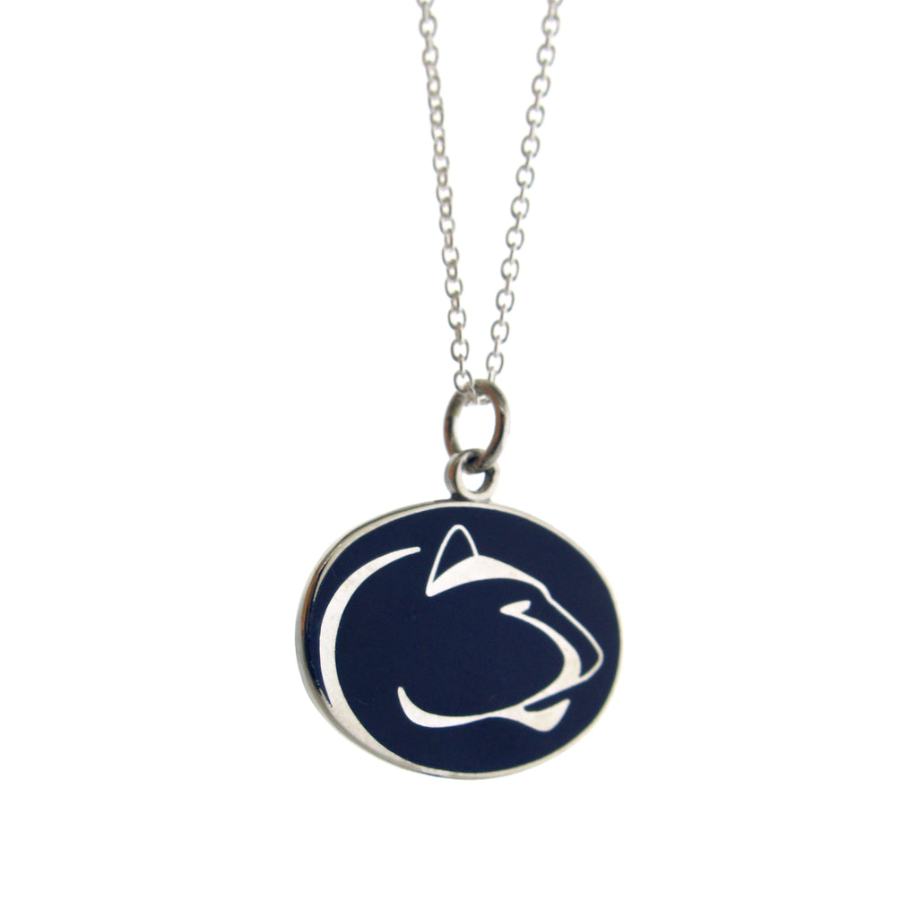 Blue Lion Logo Medium Necklace