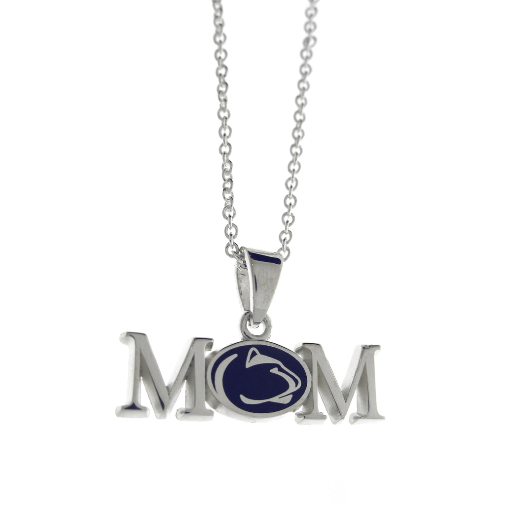 Sterling Silver PSU Mom Necklace